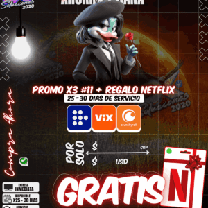 Promo x3 #11 con Regalo Netflix