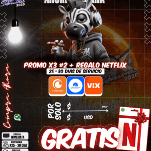 Promo x3 #2 con Regalo Netflix