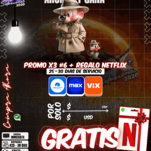 Promo x3 #6 con Regalo Netflix