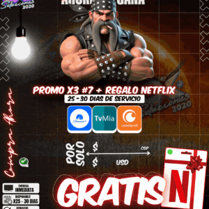 Promo x3 #7 con Regalo Netflix