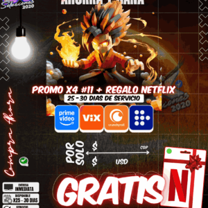 Promo x4 #11 con Regalo Netflix
