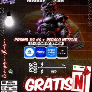 Promo x4 #6 con Regalo Netflix