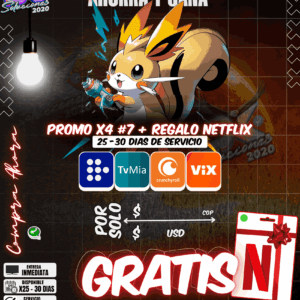 Promo x4 #7 con Regalo Netflix