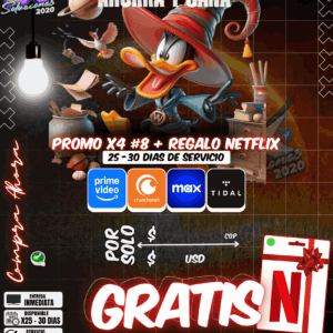 Promo x4 #8 con Regalo Netflix
