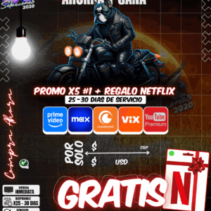 Promo x5 #1 con Regalo Netflix