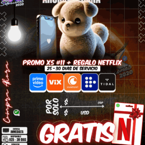 Promo x5 #11 con Regalo Netflix
