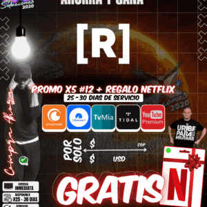 Promo x5 #12 con Regalo Netflix