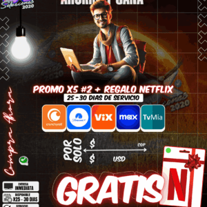 Promo x5 #2 con Regalo Netflix