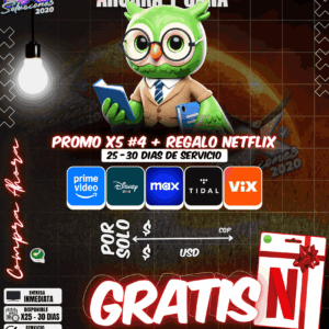 Promo x5 #4 con Regalo Netflix