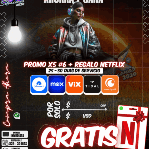 Promo x5 #6 con Regalo Netflix