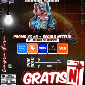 Promo x5 #8 con Regalo Netflix